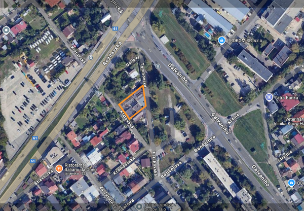 Predaj prevádzkových budov a RD, BA II - Galvaniho ul.