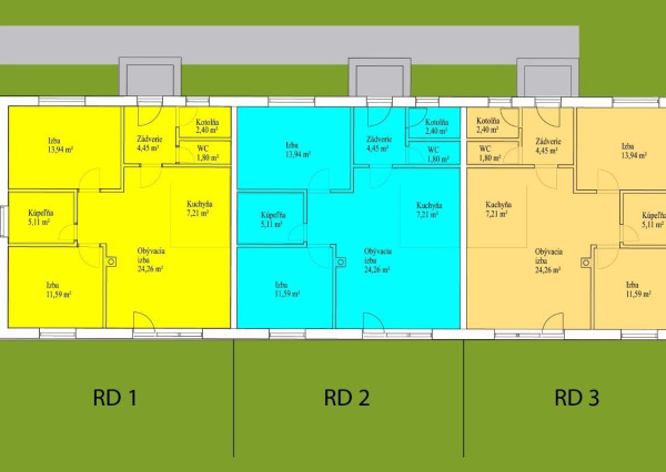 3 izbový RD Macov – novostavba