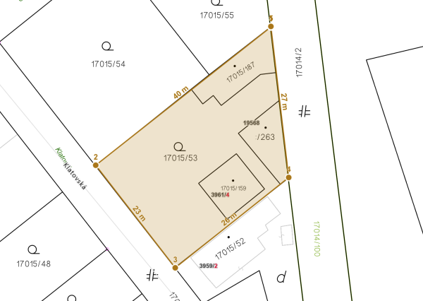 Predaj pozemok s domom a stavbami, BA II - Klatovská ul.