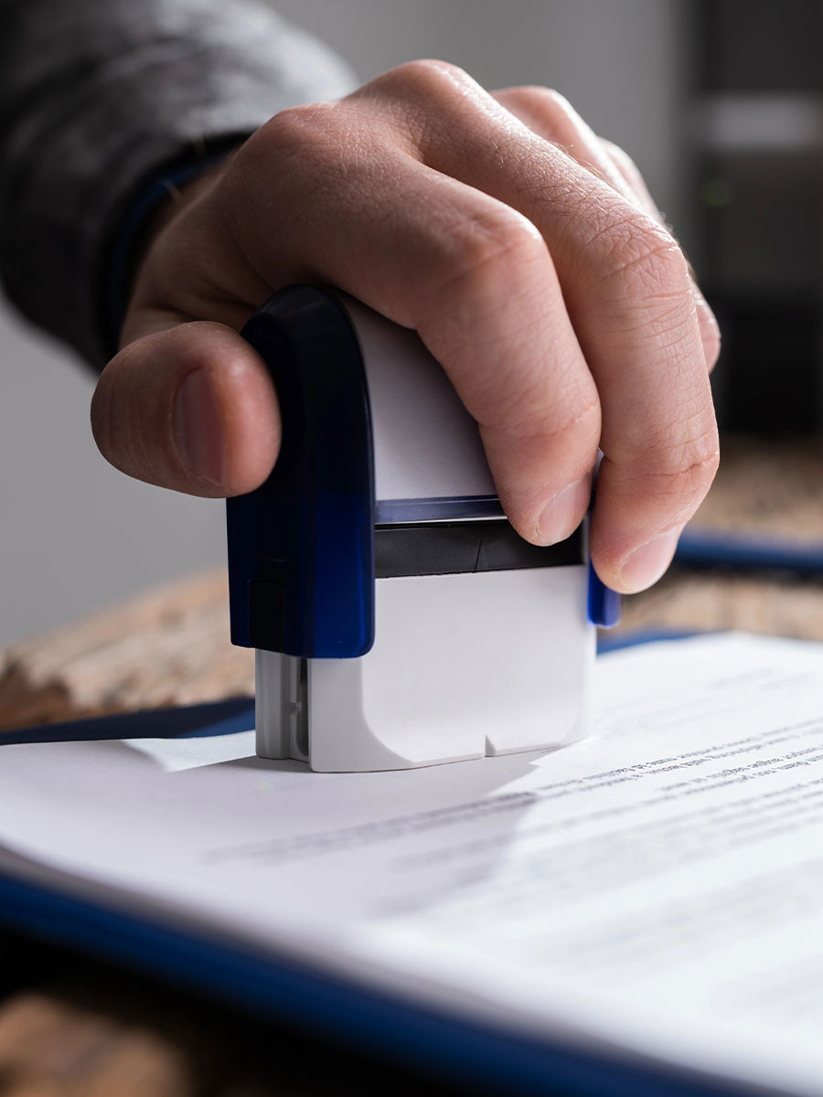 Certificates for courts and notaries